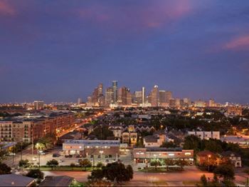 Majestic Views From Terrace at The Sovereign at Regent Square, 3233 West Dallas, Houston, TX